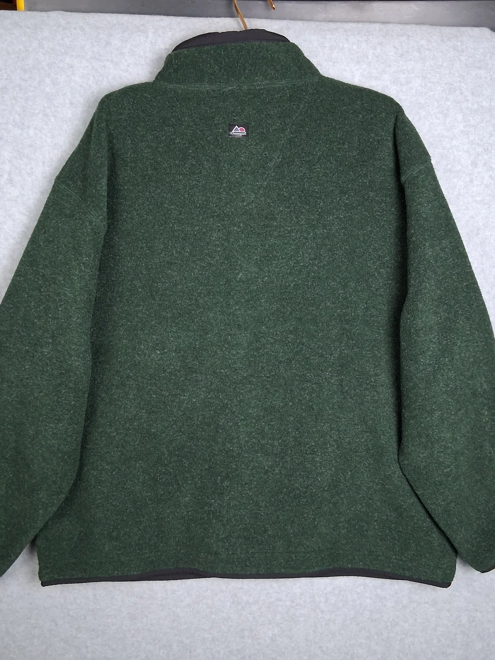 Outersport Fleece Jacket Mens XL New With Tags Green Full Zip Warm Vintage 90s